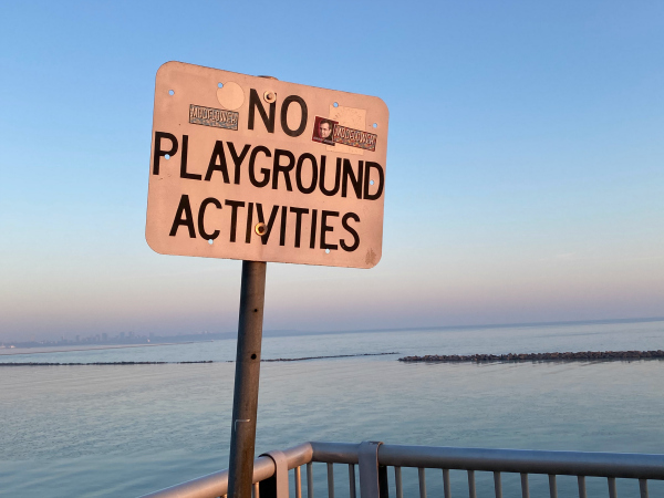 funny signs playground