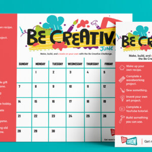 Be Creative Calendar - Let Grow