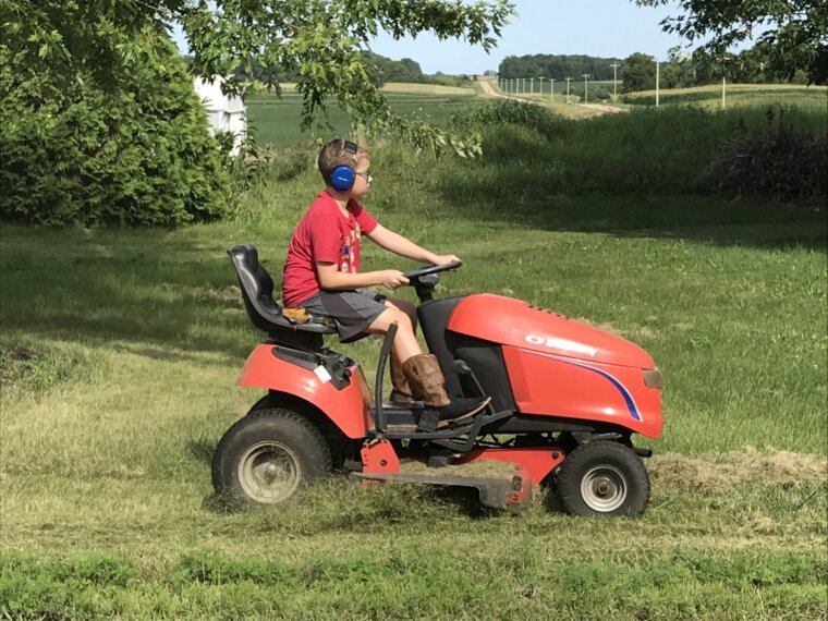 Henry Mowing