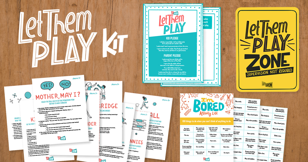 Get the Let Them Play Kit to Encourage Unstructured Play and Independence