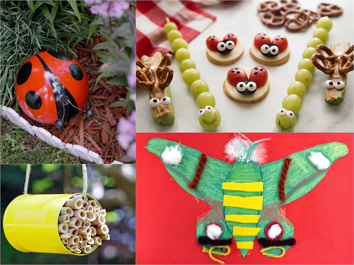 6 Easy Insect Art Projects for Kids to Do on Their Own