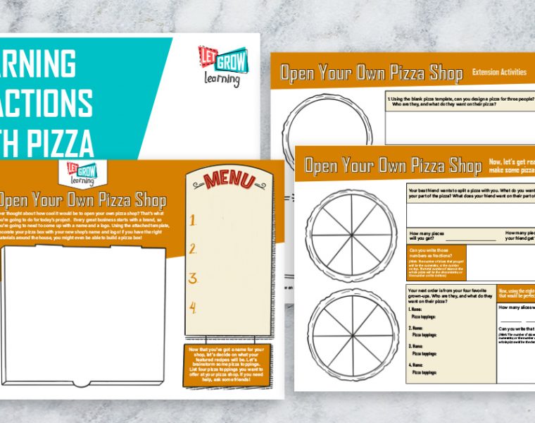 Learn Fractions and Eat Pizza with This Free Printable Learning Kit