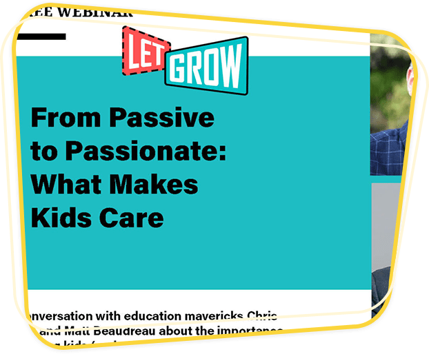 From Passive to Passionate: What Makes Kids Care