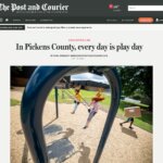 Front Page News in S.C.'s Biggest Paper: "Serious Fun: School Club Lets Kids Just Play, Academic Boost is a Bonus"