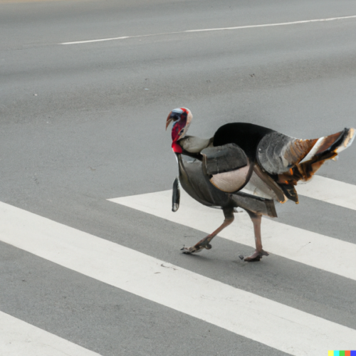 Turkey Crossing Street Dalle