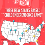 THREE MORE STATE LEGISLATURES PASS OUR “REASONABLE CHILDHOOD INDEPENDENCE” BILL! THREE MORE STATE LEGISLATURES PASS OUR “REASONABLE CHILDHOOD INDEPENDENCE” BILL!