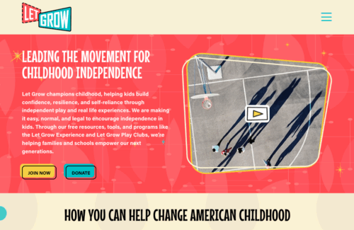 Image of Let grow home page